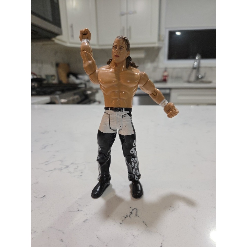 WWF WWE Jakks Pacific Heartbreak Kid Shawn Michaels Wrestling Figure Black 2003